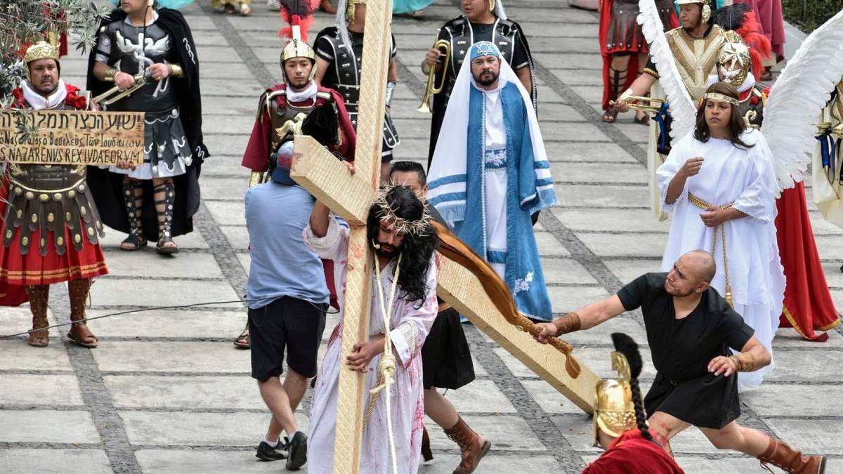 Representación de la Semana Santa en 2021