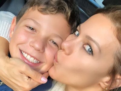 Los pasos de papá: Evangelina Anderson retrató a su hijo Bastián como un profesional y nos ilusionó