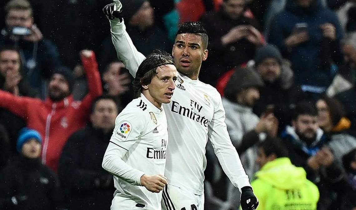 Casemiro y Modric. Fuente: (Instagram)