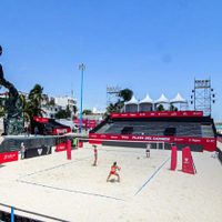Playa del Carmen viola leyes ambientales en Mundial de Voleibol y le perdonan la multa