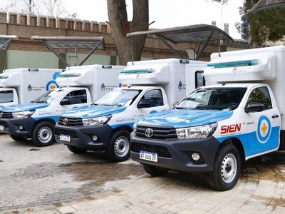 Con aportes de Nación, se incorporaron cuatro nuevas ambulancias al sistema de salud neuquino