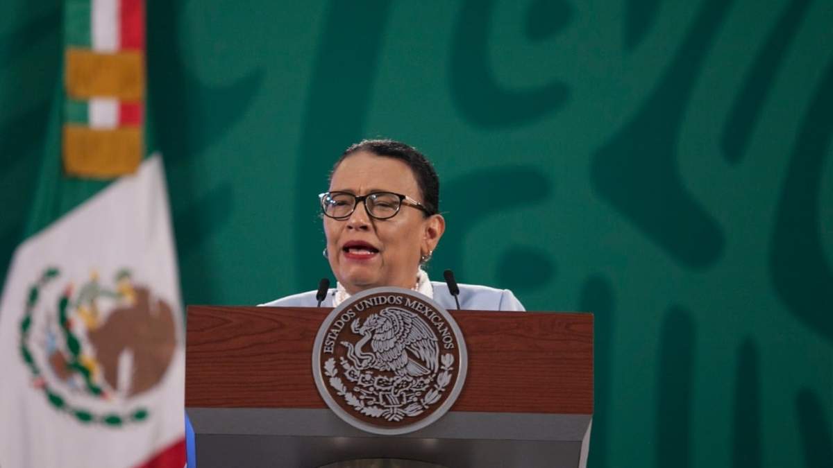 La titular de la SSPC Rosa Icela Rodríguez