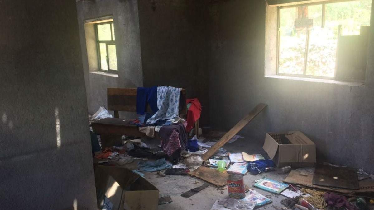 Una vivienda abandonada en Chihuahua