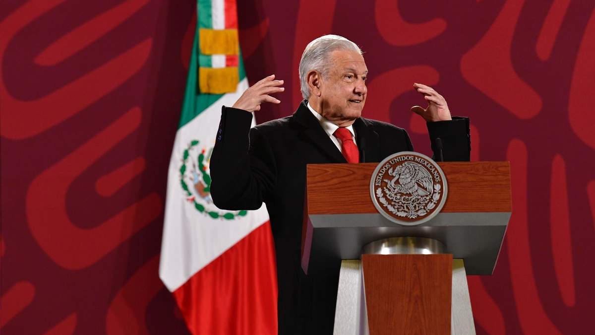 El presidente López obrador
