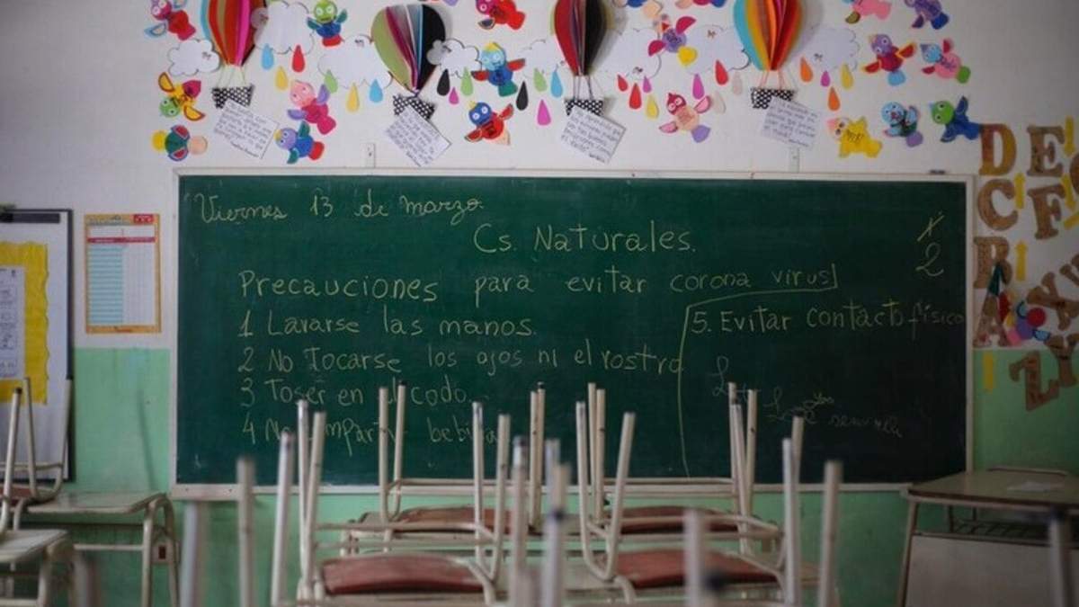 Aulas de Río Negro. Fuente: (Twitter)