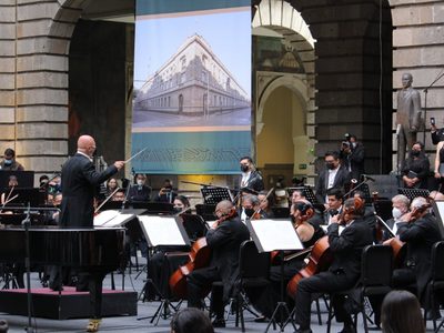 En centenario de la SEP, orquesta sinfónica del IPN estrena tema en náhuatl: "Ce, ome, eyi"