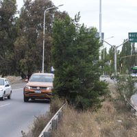 Un motociclista fue hospitalizado tras un brutal choque en la Ruta Provincial 7
