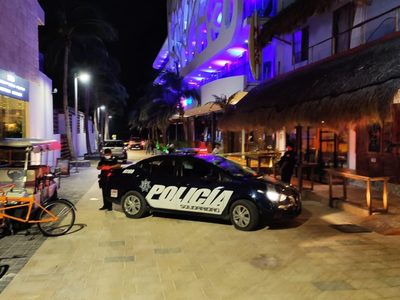 Balacera en zona de bares de Playa del Carmen deja un saldo de tres heridos