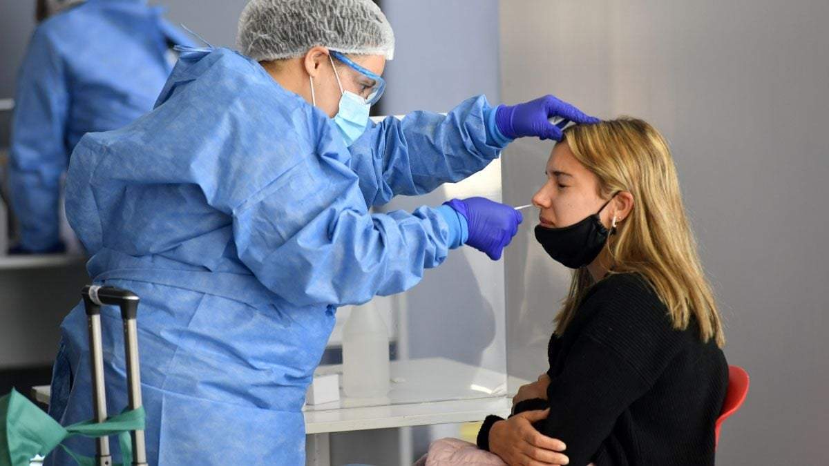 Bajaron los casos de coronavirus en el país. Fuente: (Twitter)