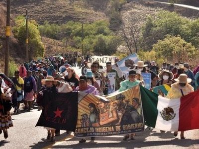 Caravana en Defensa del Agua y la Vida: "AMLO es un traidor"