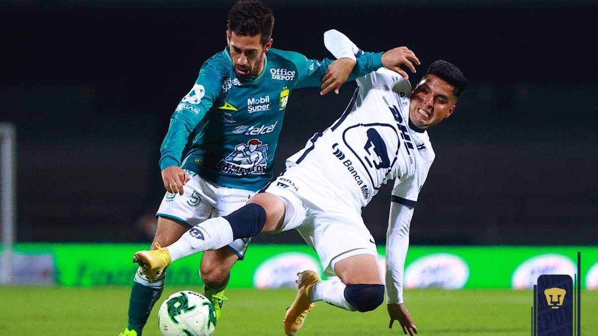 Pumas y León empatan en la ida de la final