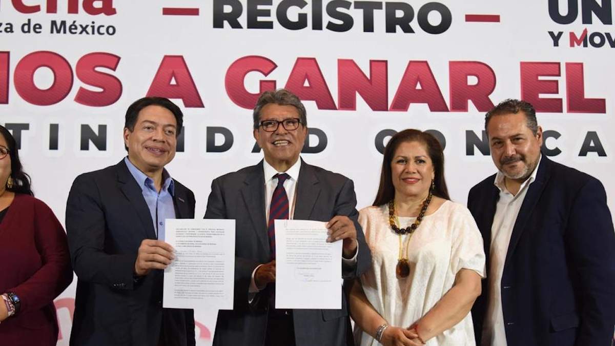 Monreal y los dirigentes morenistas