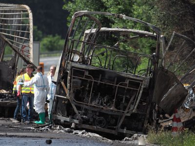 Brutal accidente de tránsito en Egipto deja 20 fallecidos y varios heridos