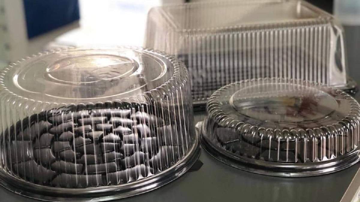 Bandejas plásticas para torta. Fuente: (Salta Plast)