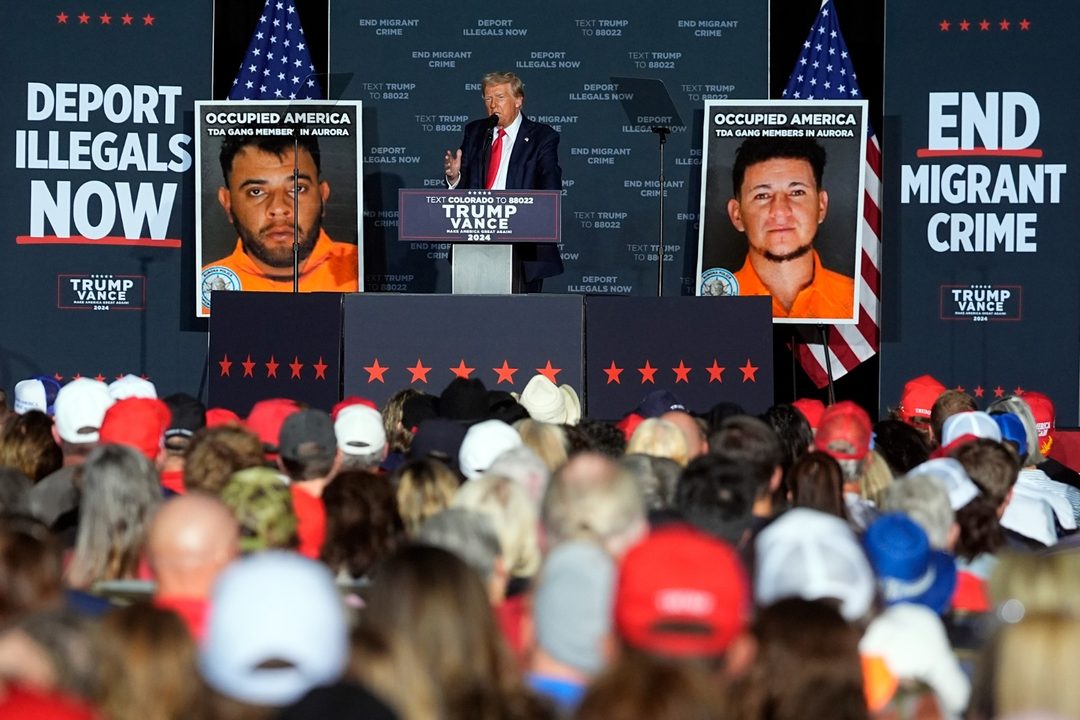 Trump. Discurso antimigrante. Foto David Zalubowski  AP