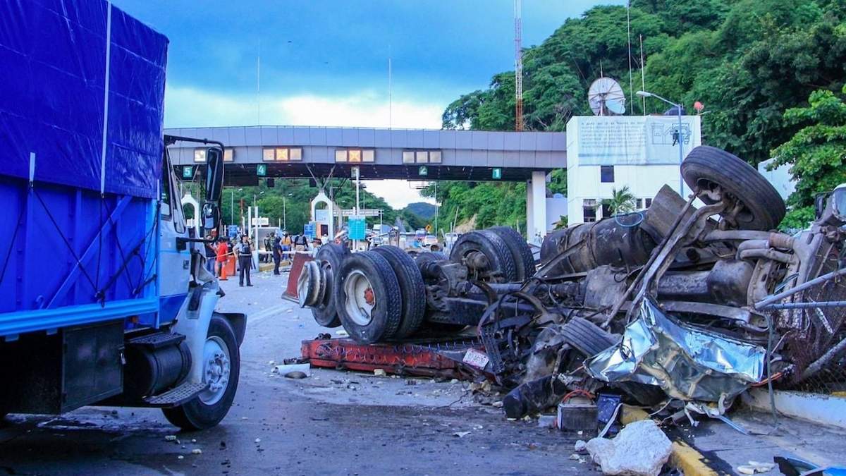 El accidente en la caseta La Venta