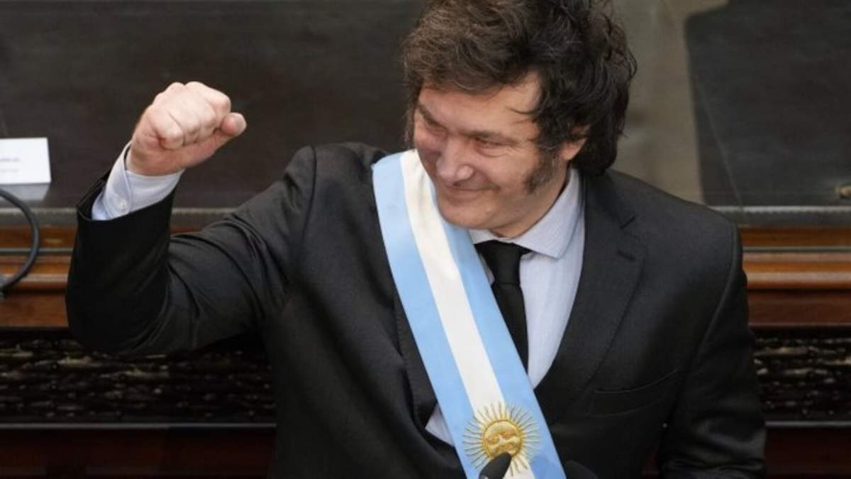 El presidente argentino, Javier Milei