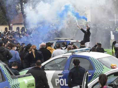 Repudio de Gutiérrez a las protestas policiales en Olivos