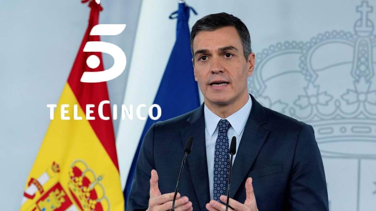 Telecinco y Pedro Sánchez. Fuente: (Minuto Neuquén)