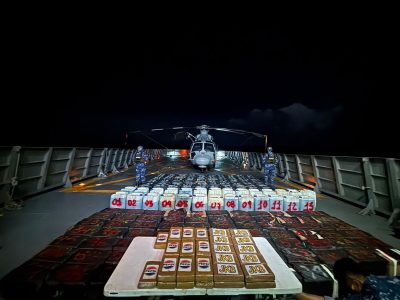 La Marina logra decomiso récord de droga: 8.3 toneladas en seis embarcaciones