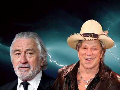 La fuerte amenaza pública que le hizo Mickey Rourke a Robert De Niro: "Te voy a poner en evidencia"