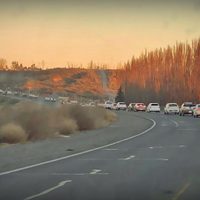 Hubo caos de tránsito por fuerte accidente sobre ruta 7