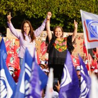 "No le voy a echar la culpa a Calderón, a Peña”: Xóchitl Gávez prometió combatir la inseguridad