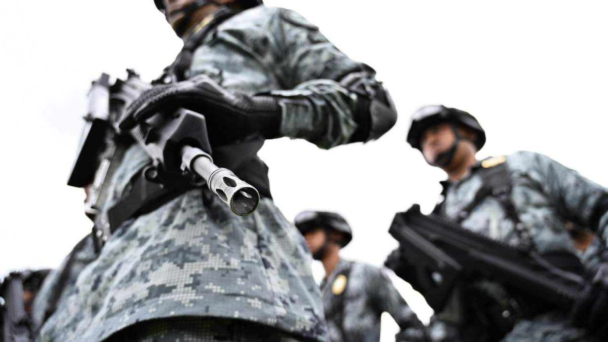 Elementos de la Guardia Nacional