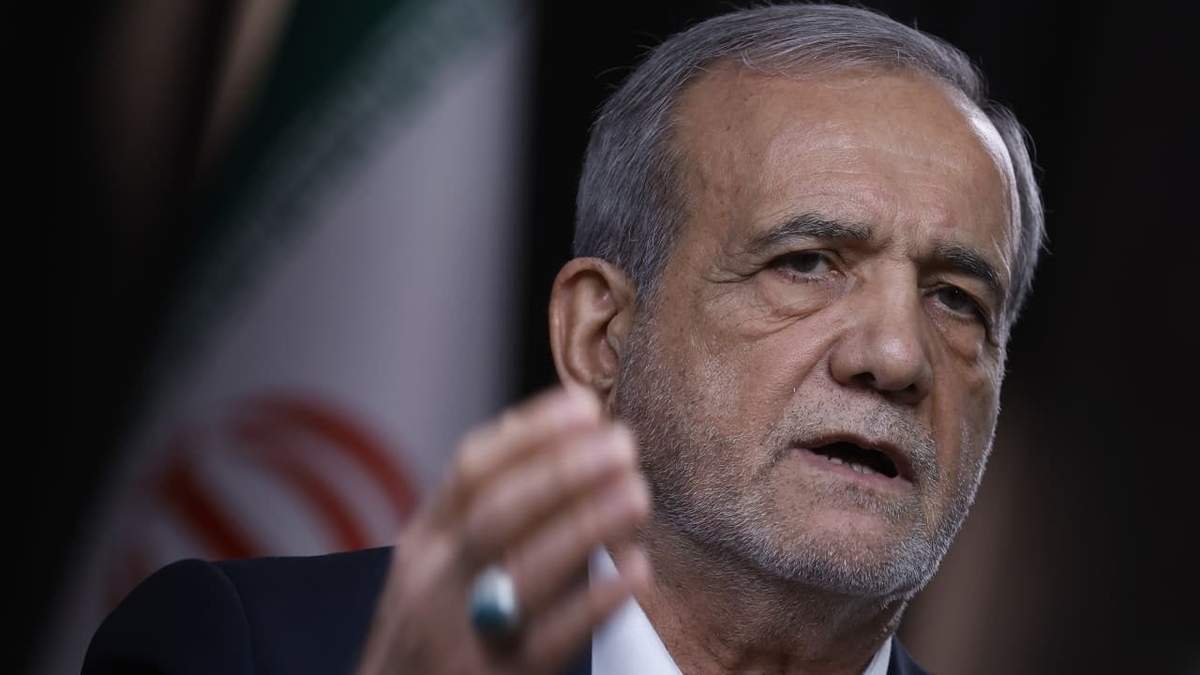 El presidente de Irán, Masoud Pezeshkian