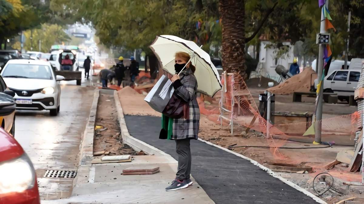 El clima en Neuquén traerá un día lluvioso y frío en la mayor parte de la provincia. Fuente: (Twitter)
