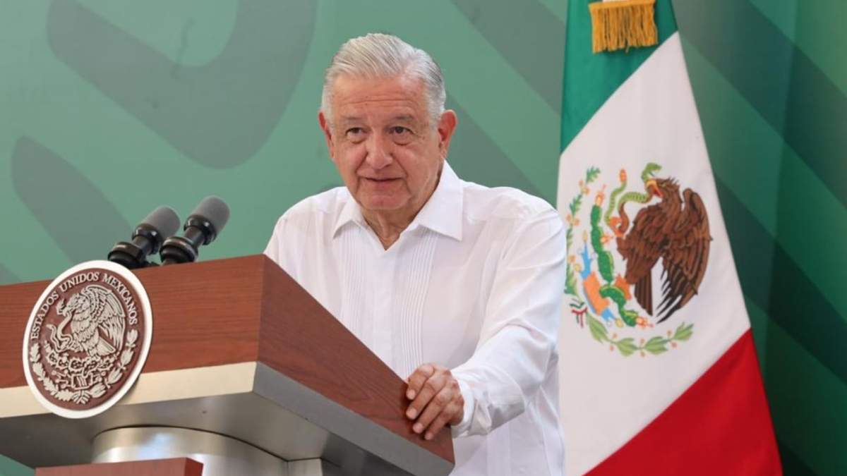 El presidente Andrés Manuel López Obrador en Veracruz