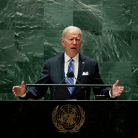 Joe Biden fue muy crítico con Rusia en su discurso ante la Asamblea de la ONU