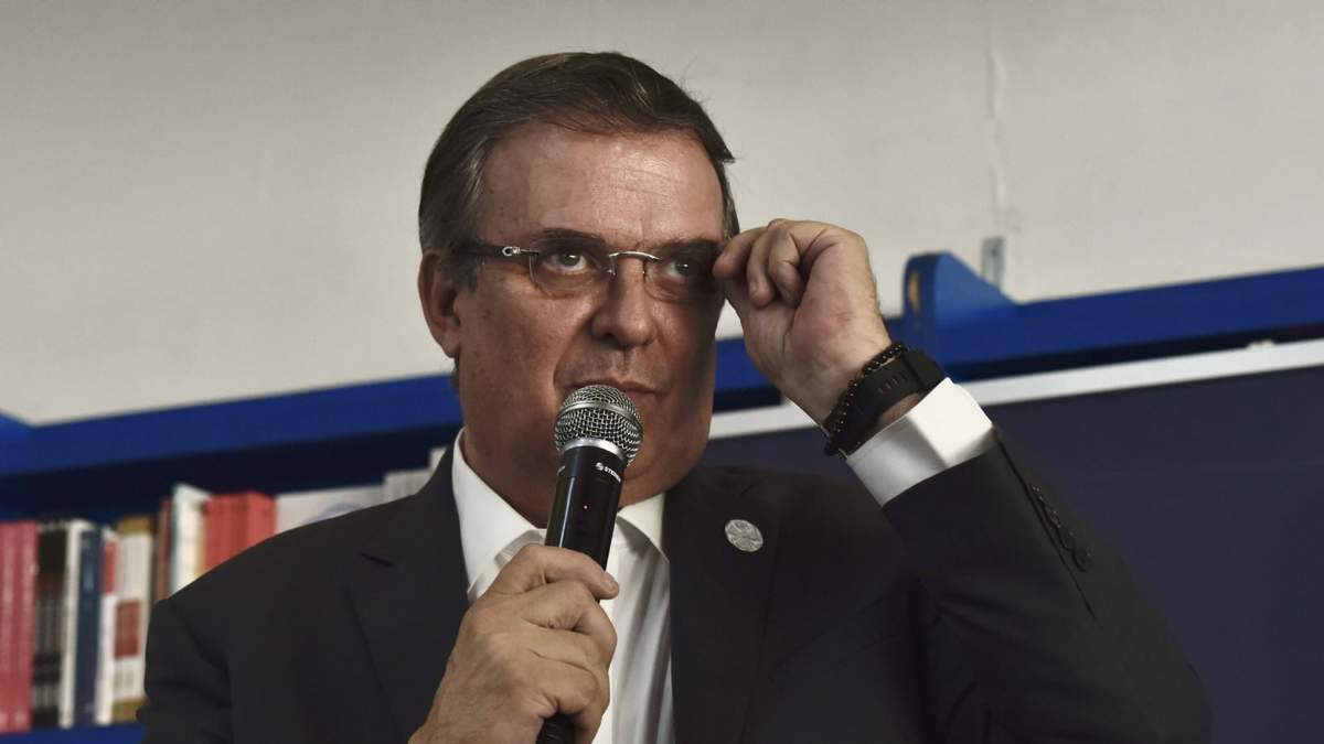 El canciller Marcelo Ebrard