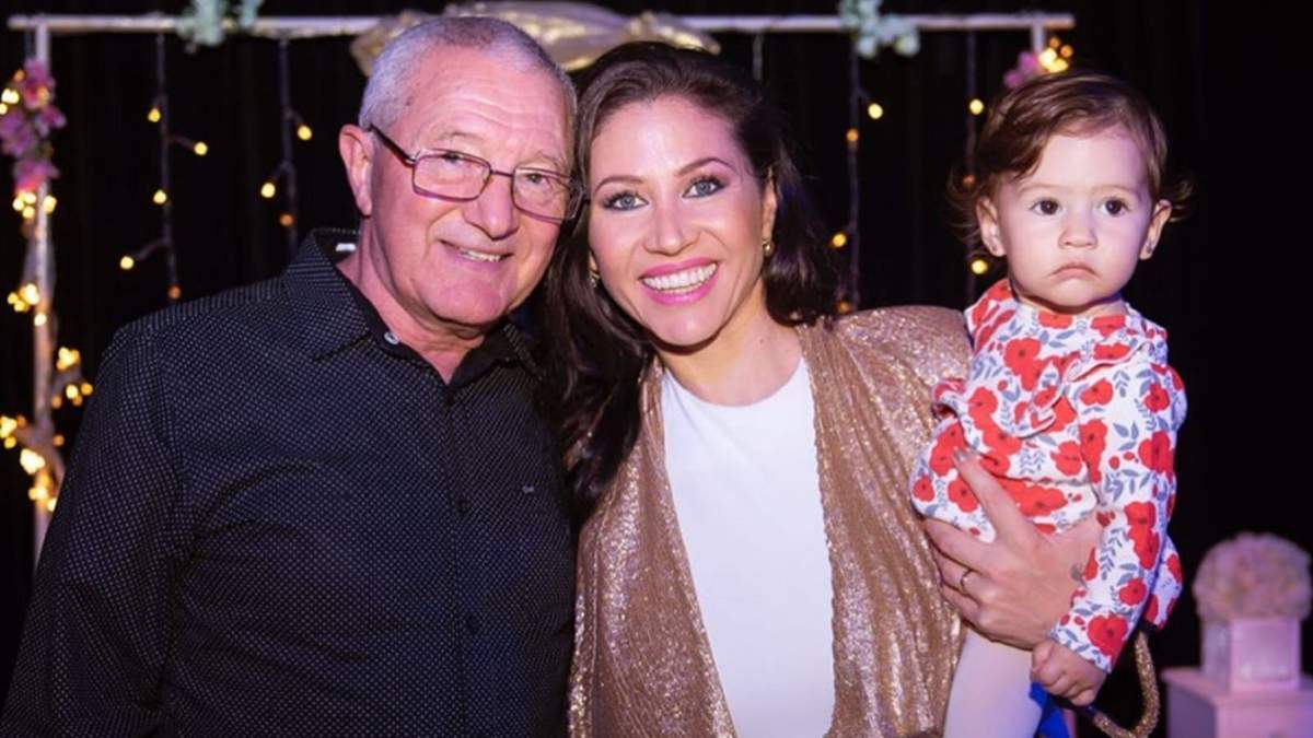 Eduardo, Adabel Guerrero y Lola Lamela. Fuente: (Instagram).
