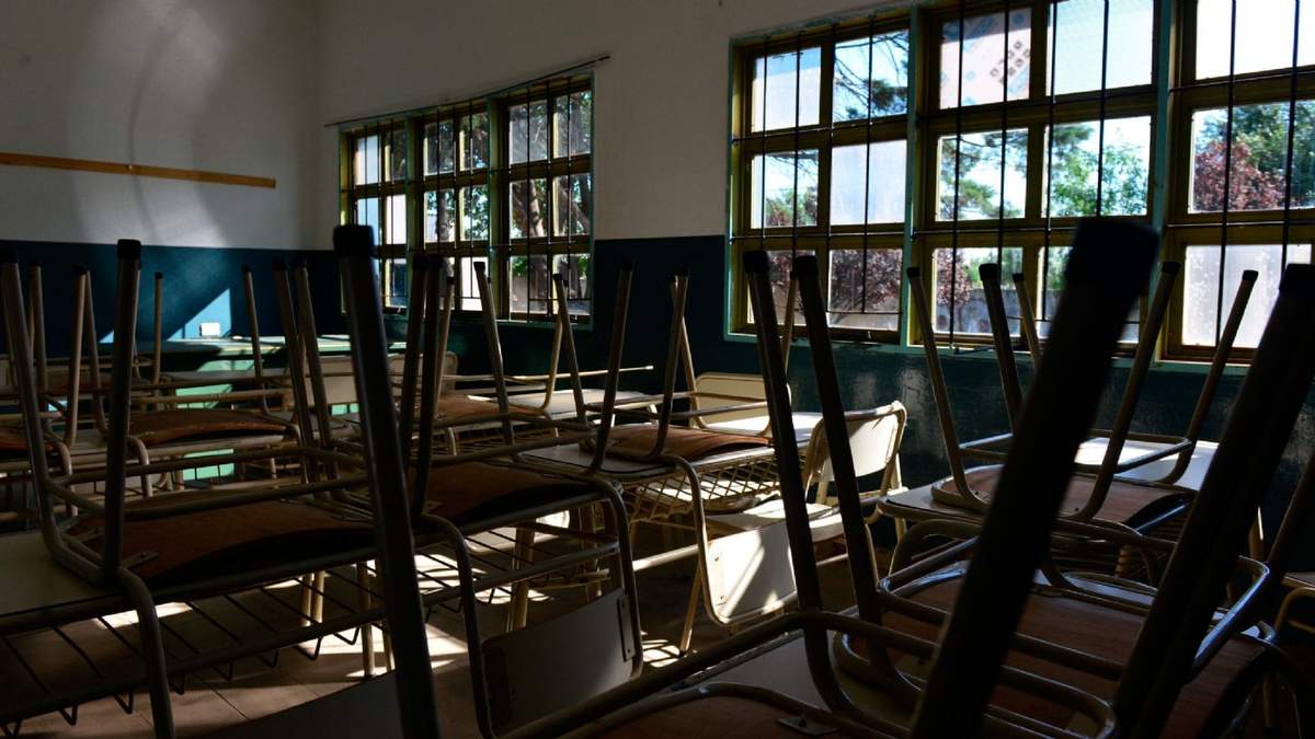 Escuelas sin clases. Fuente: (Twitter)