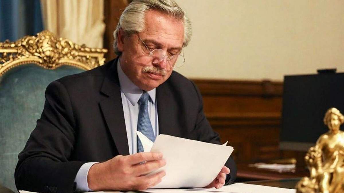 Alberto Fernández, presidente de la Nación. Fuente: (Twitter)