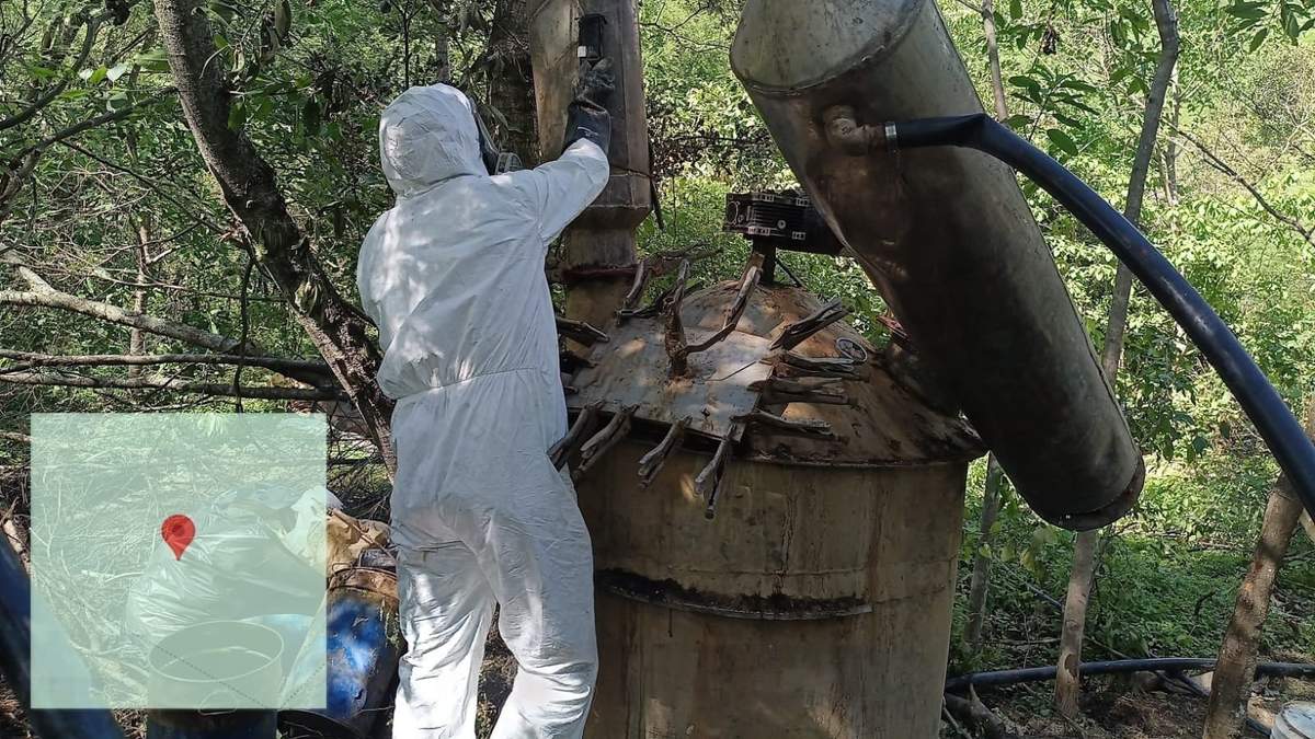 Desmantelan narcolaboratorio en Durango