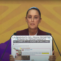 “Yo pago renta; la del PRIAN vive en departamento del cártel inmobiliario”: Sheinbaum