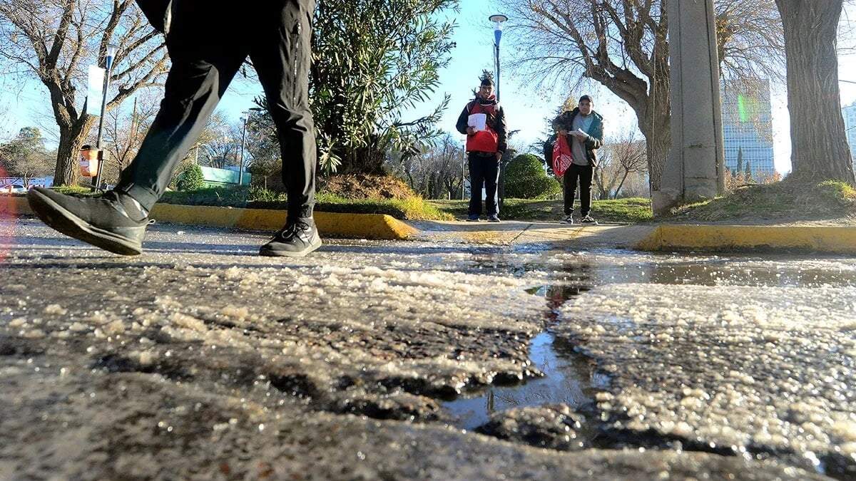 Se prevé fuertes heladas. Fuente: (X)