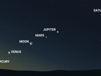 La Luna y el planeta Venus se alinean y así podrás verlo desde México