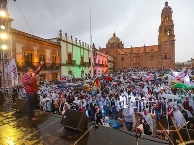 David Monreal pide salir a votar para lograr "triunfo contundente" de Morena en Zacatecas