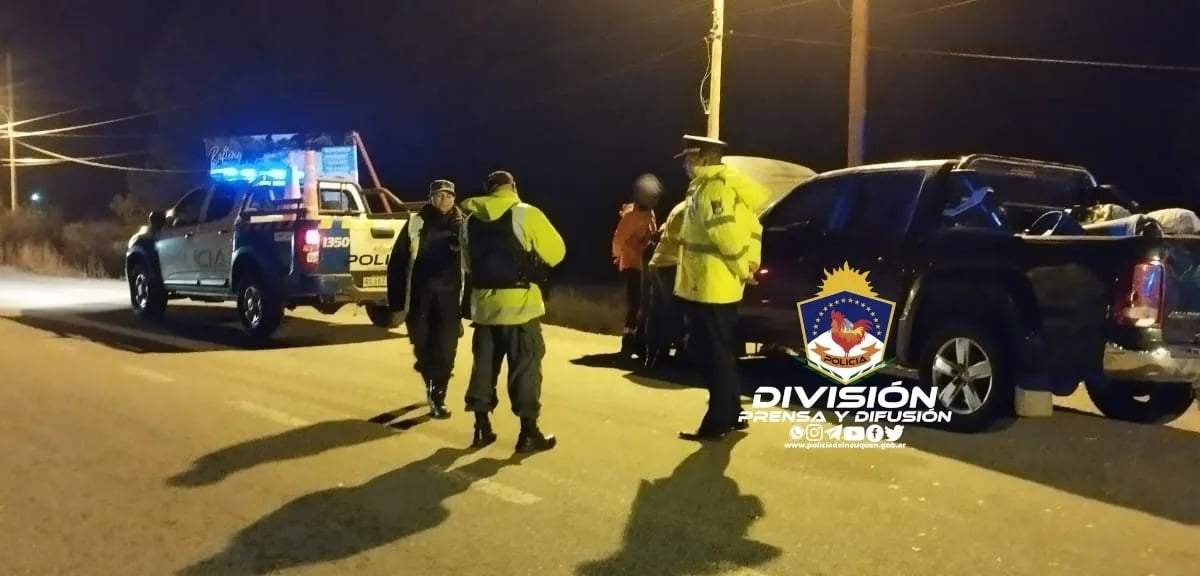 El vehículo que fue secuestrado y puesto a disposición de la justicia. Fuente: (Policía de Neuquén)