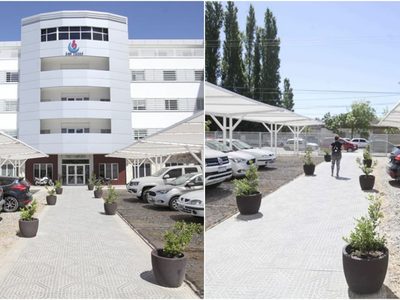 El estacionamiento de la Clínica San Luis presenció el nacimiento de una nena