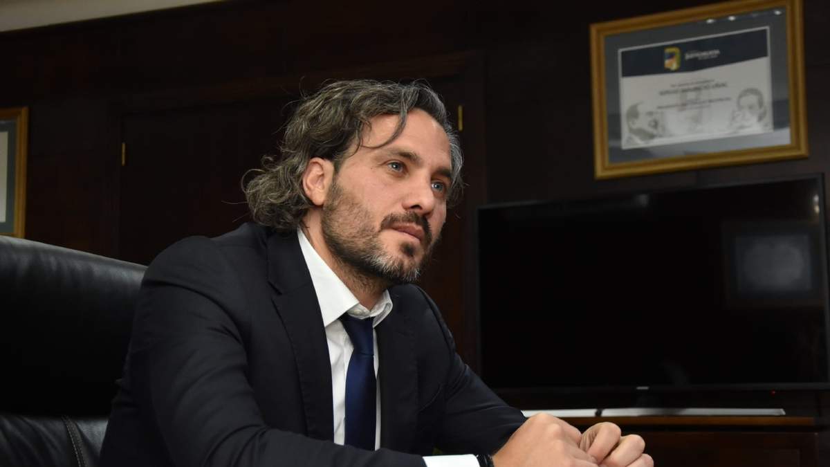 El jefe de Gabinete, Santiago Cafiero. Fuente: (Twitter)
