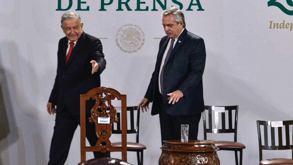 Los presidentes de México y Argentina