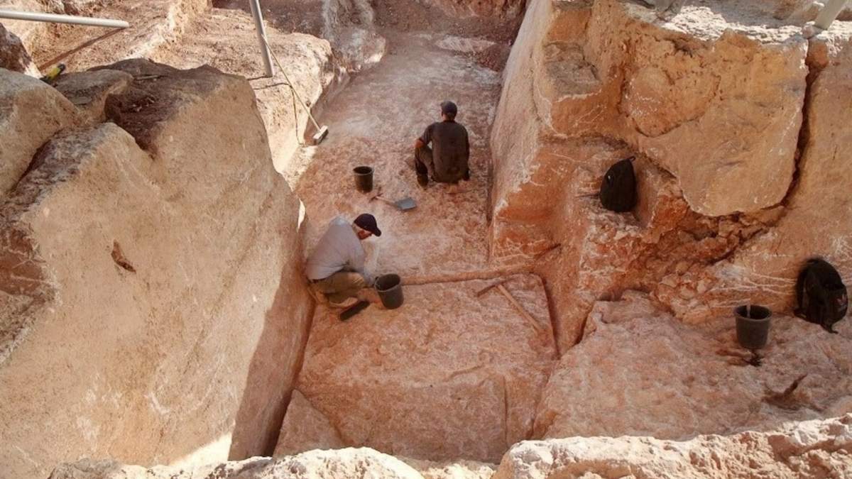 Restos de la cantera cercana a Jerusalén de donde se creen salieron las piedras para el Segundo Templo