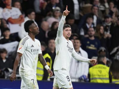 Real Madrid vence 1-0 al Athletic Bilbao; Federico Valverde anotó al final del partido