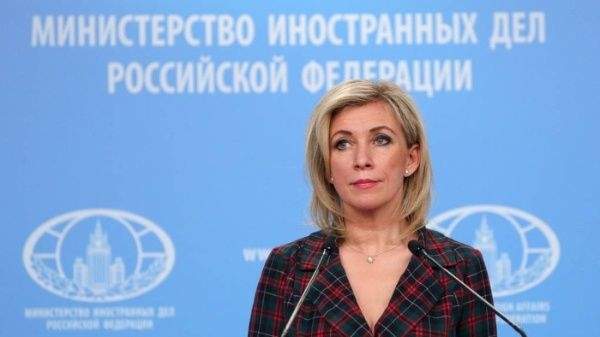Maria Zajarova, portavoz del Ministerio de Asuntos Exteriores ruso