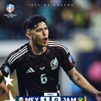 Con gol de Gerardo Arteaga, México venció 1-0 a Jamaica