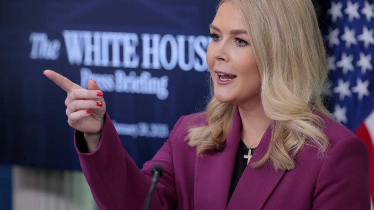 La portavoz de la Casa Blanca, Karoline Leavitt